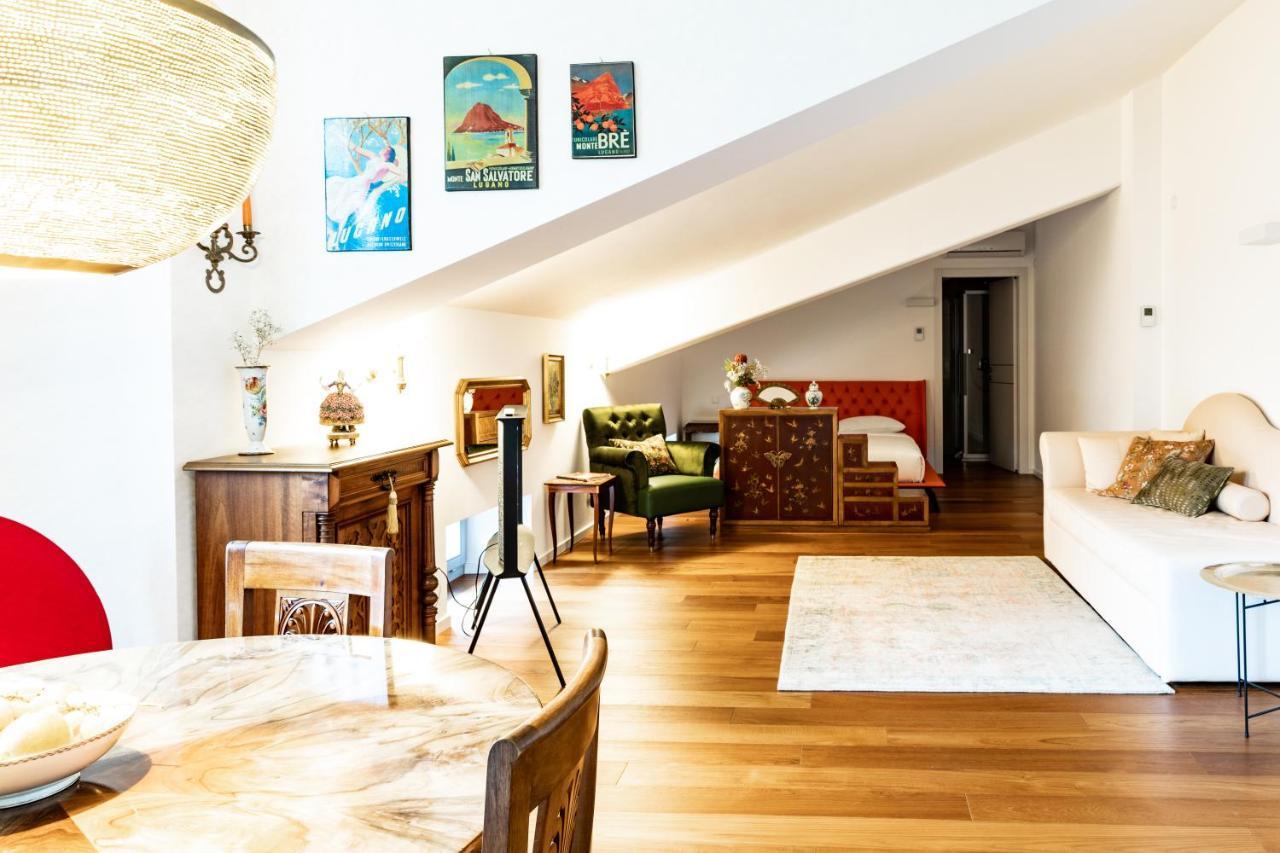 Al Ciani Balcony Suite Lugano Exterior foto